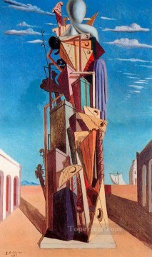 偉大な機械 1925 ジョルジョ・デ・キリコ 形而上学的シュルレアリスム Oil Paintings